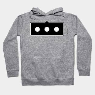 Speech Bubble - Ellipses - Black Hoodie